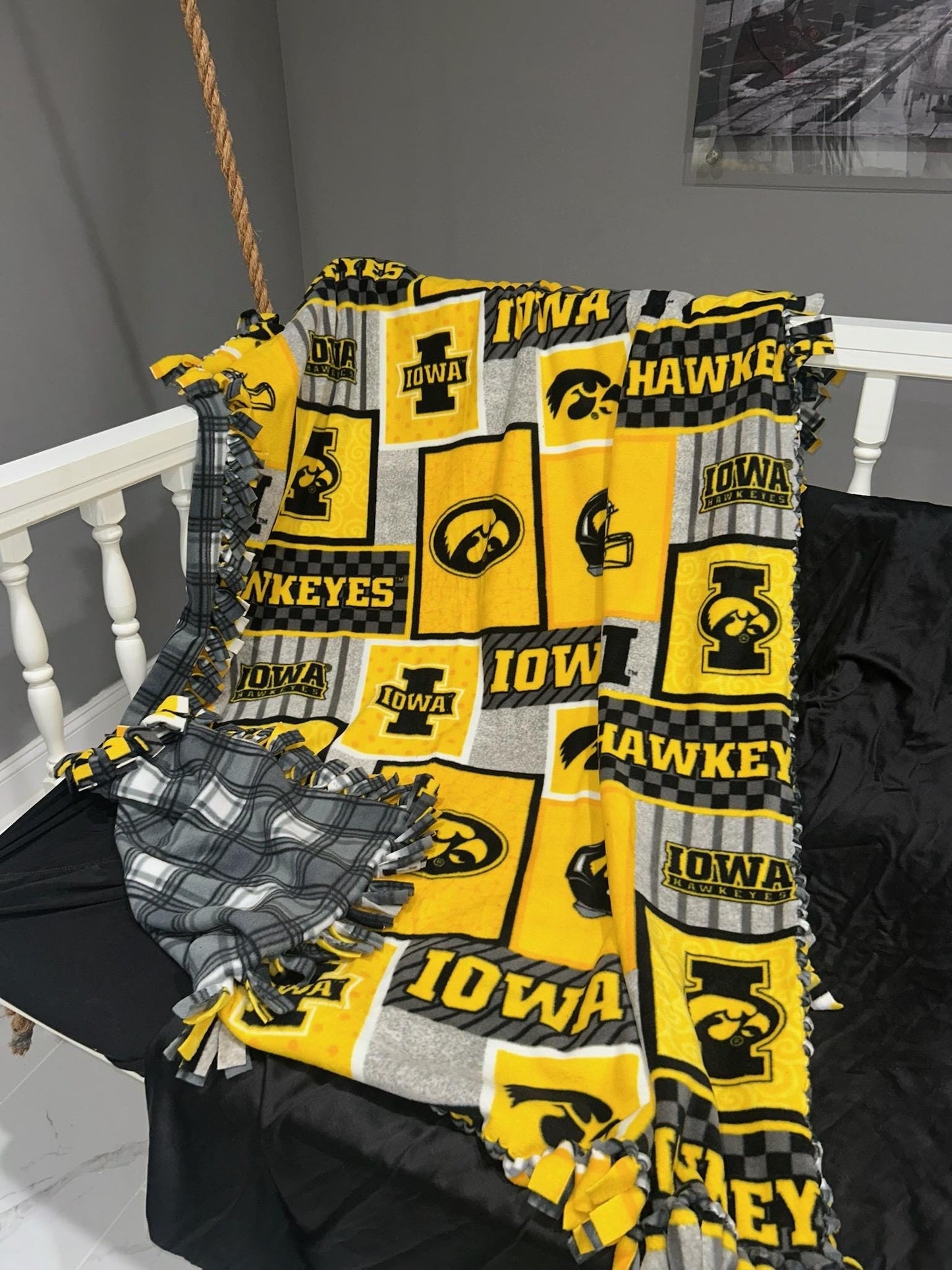 Custom University Fleece Blankets