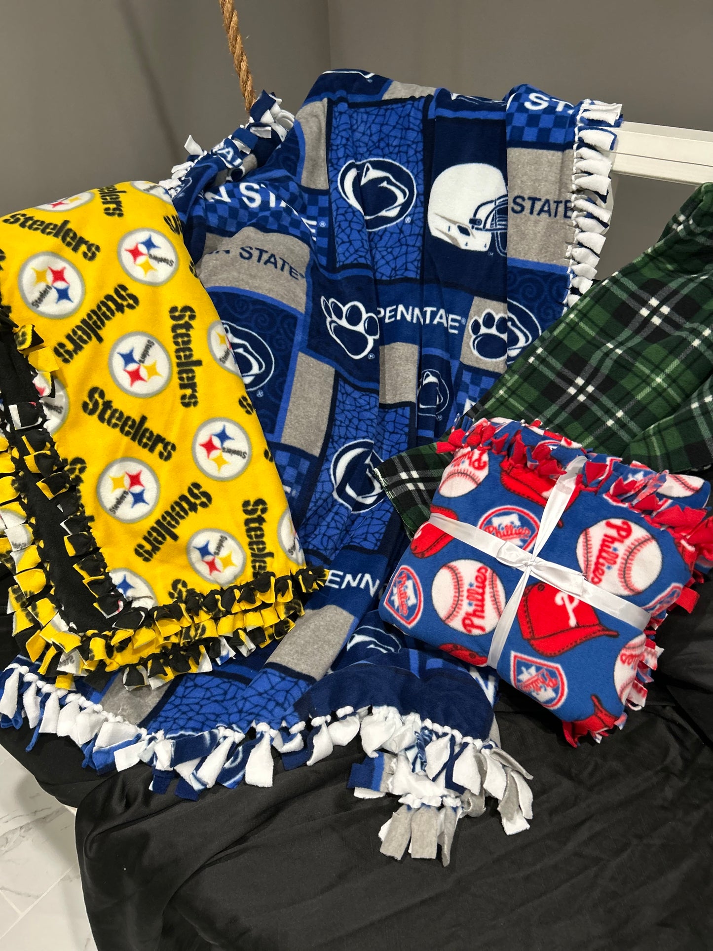 54x72 Handcrafted Custom Made Premium Fleece Blankets!