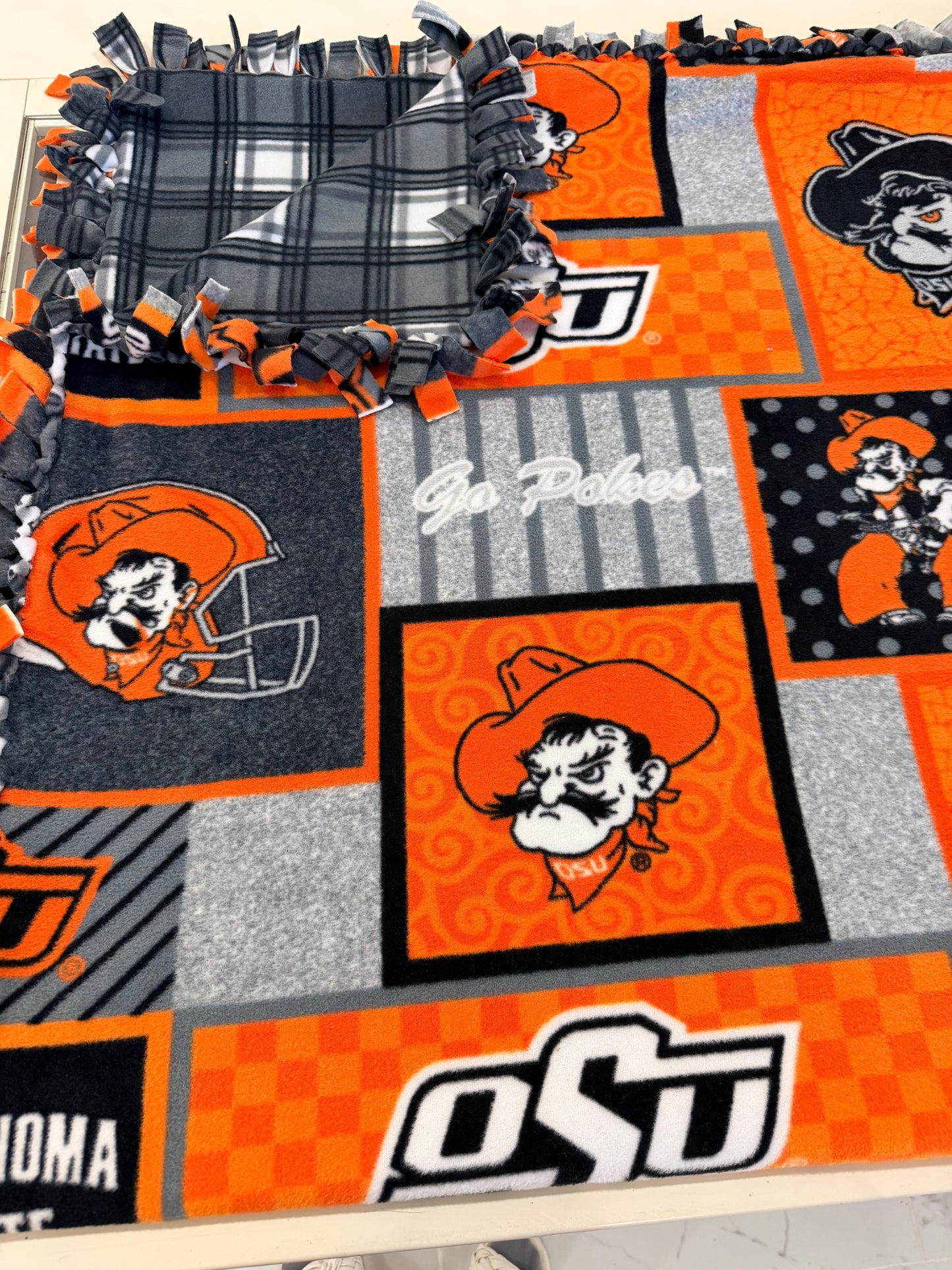 54x72 Handcrafted Custom Made Premium Fleece Blankets!