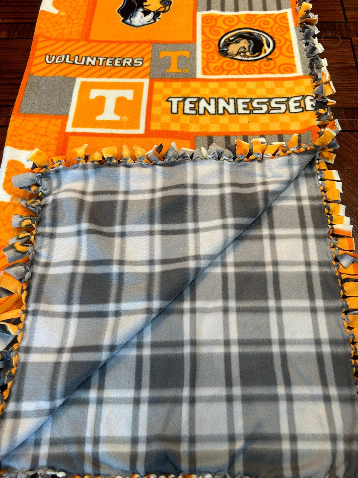 House divided and Custom Sports Fleece Tie Blankets and Throws