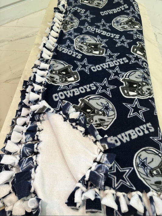 Football Teams (NFL) Custom Fleece Tie Blankets - Choose your team!