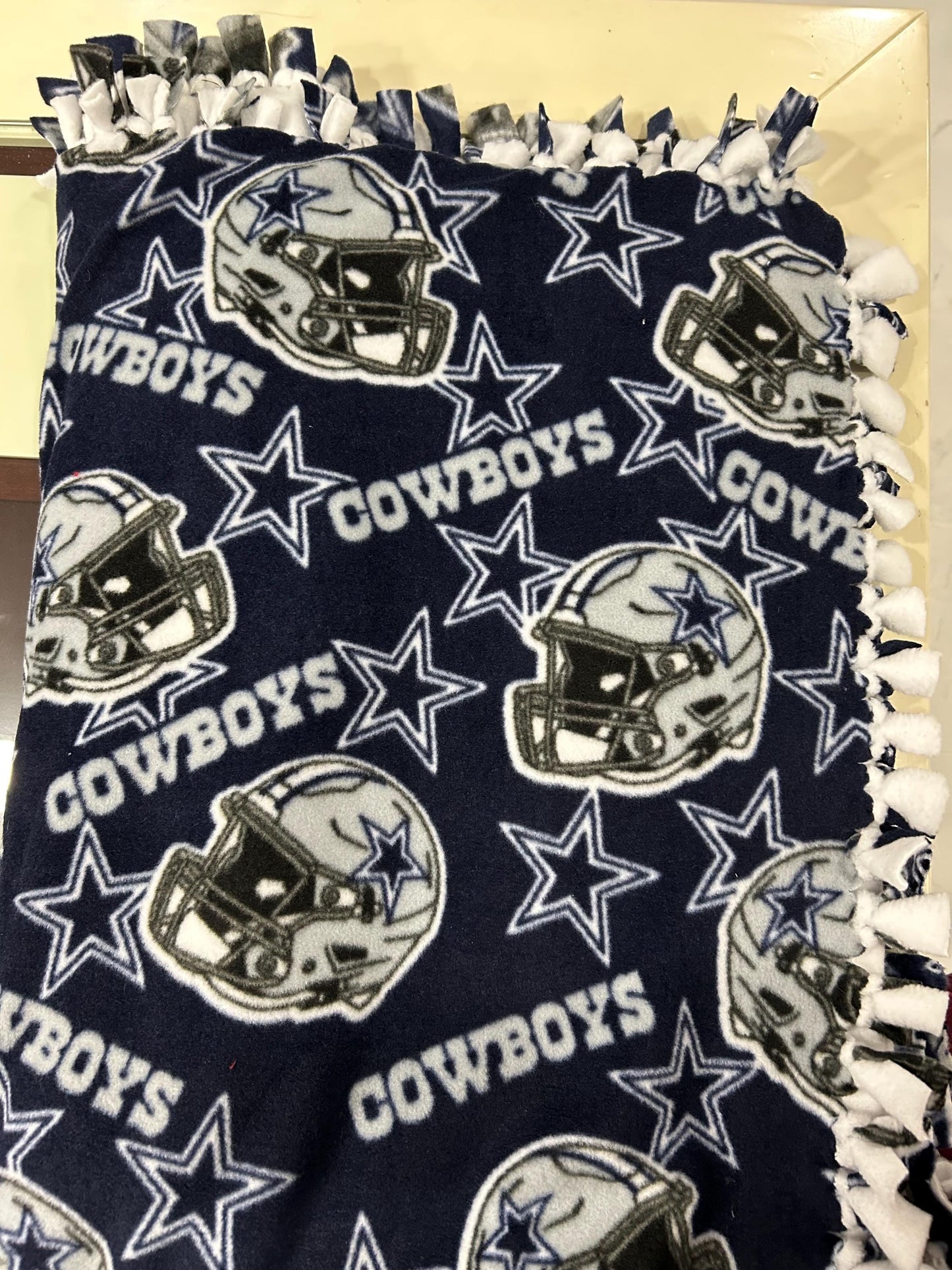 Football Teams (NFL) Custom Fleece Tie Blankets - Choose your team!