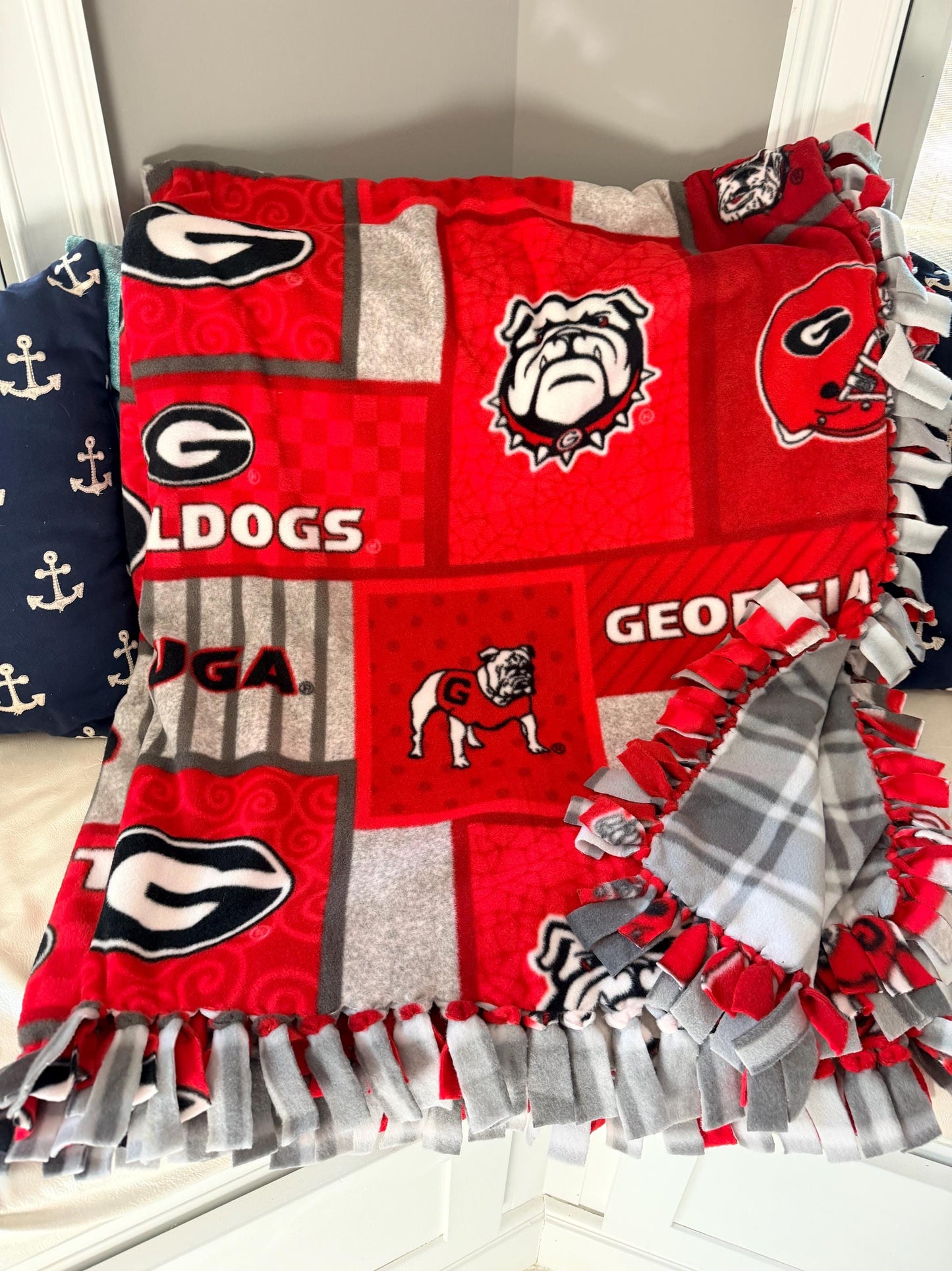 Georgia Bull Dog Blanket
