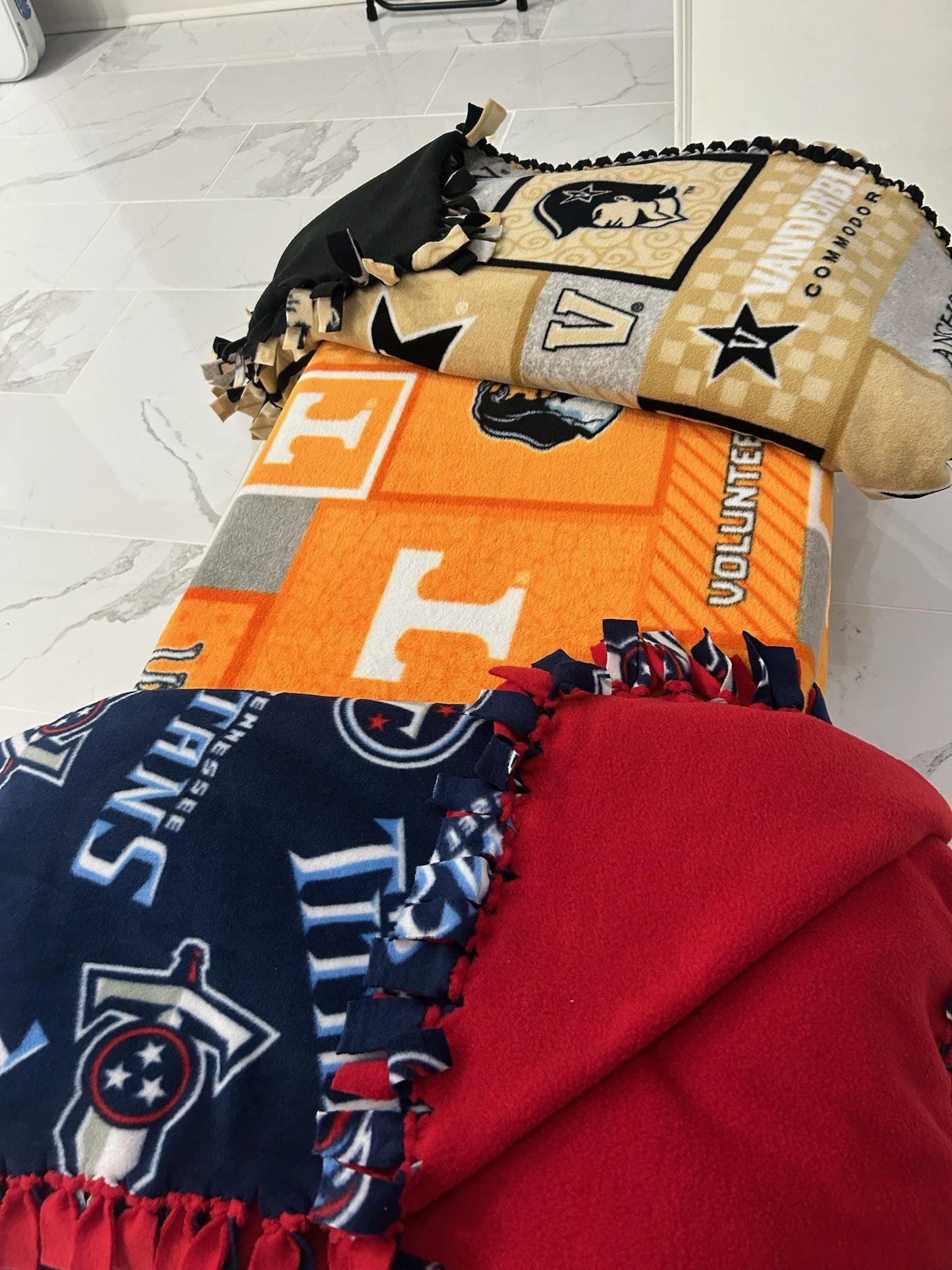 Custom University Fleece Blankets
