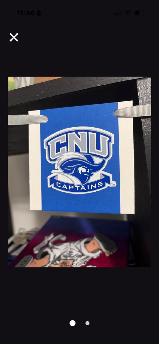 Custom Order – 2 Handmade Knotted Fleece Blankets For CNU and Delaware Universities.